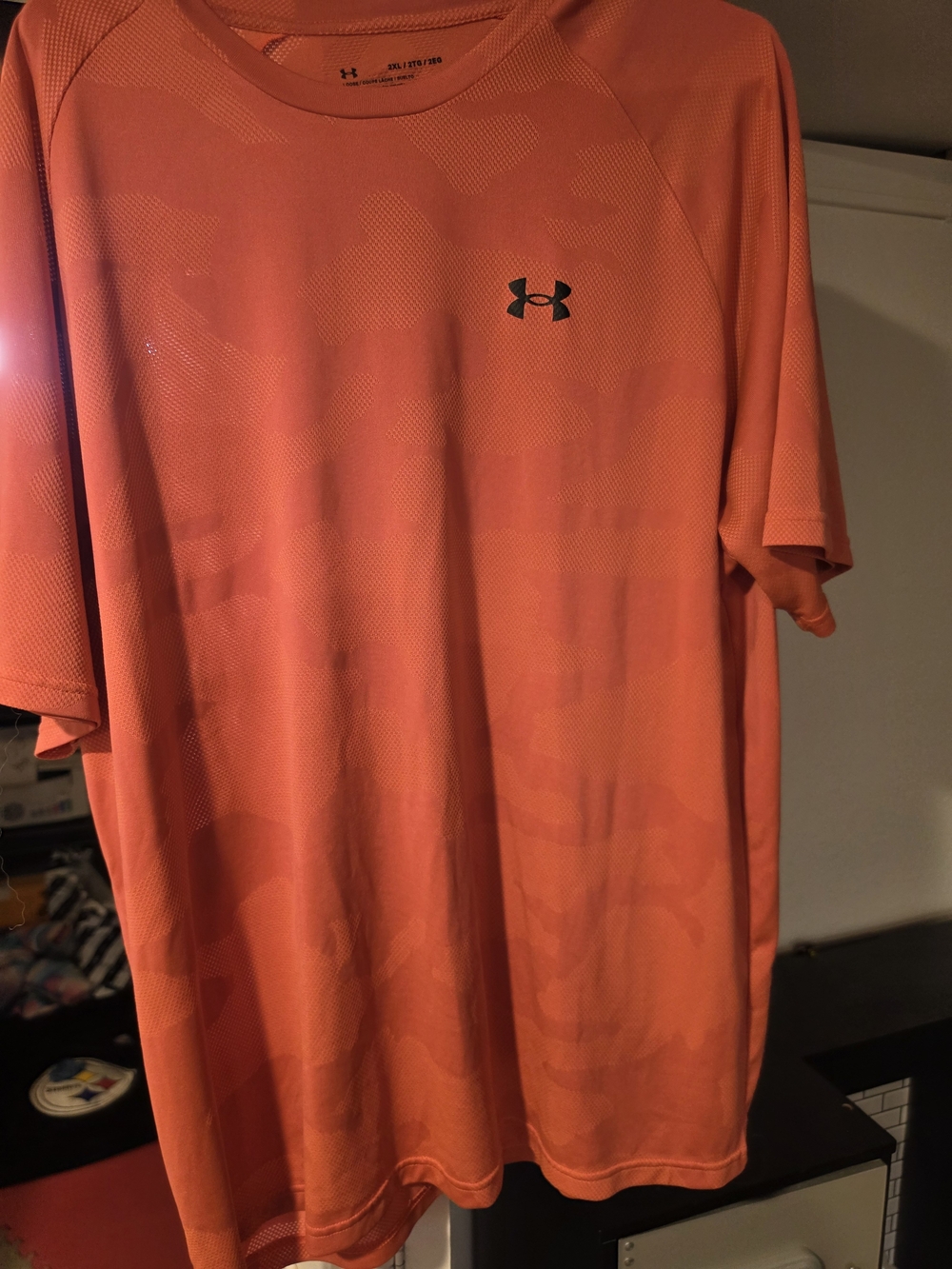 Under Armour Men’s Orange Short Sleeve Performance Shirt